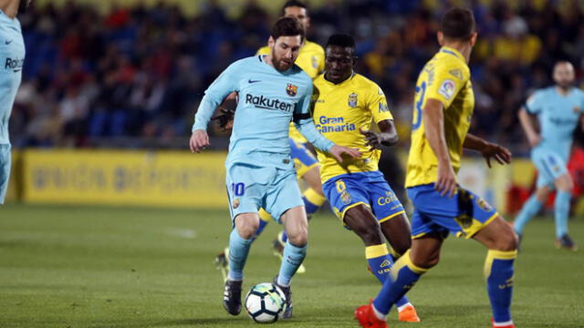 FC Barcelona y La Palmas igualaron 1 a 1 en duelo por Liga Santander