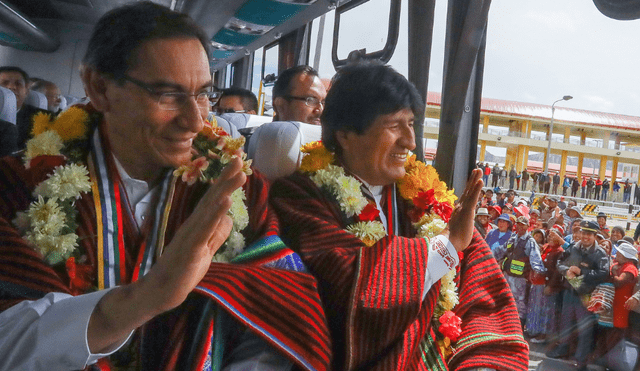 Martín Vizcarra y Evo Morales se reunirán en Bolivia el próximo lunes