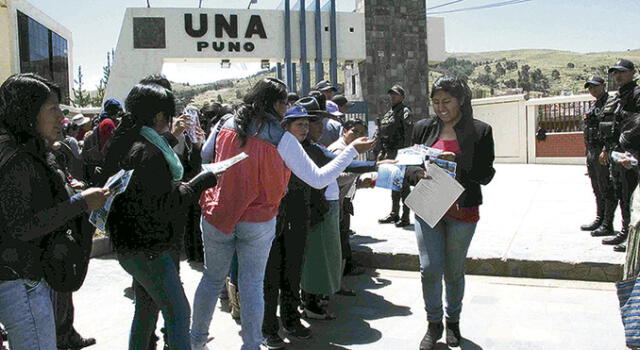 Estafan a más de 200 alumnos de Cepreuna en Puno