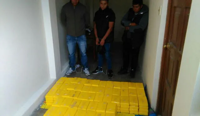 Vraem: capturan a 4 presuntos narcos con 202 kilos de cocaína [VIDEO]