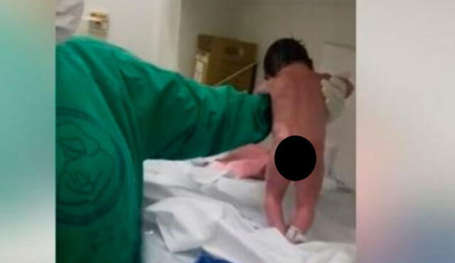 YouTube: La verdadera razón por la que el bebé 'caminó' después de haber nacido 