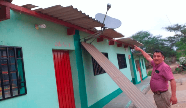 Lambayeque: fuertes vientos destruyen techo de colegio en Salas