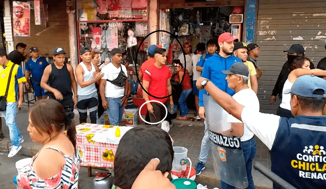 Ambulantes atacan a personal municipal en Chiclayo [VIDEO]