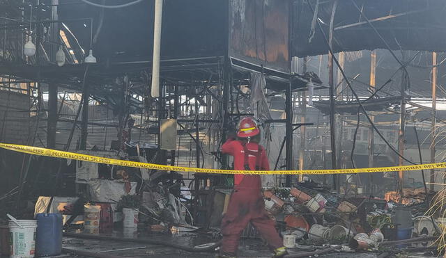 Decenas de comerciantes lo perdieron todo tras el incendio de sus locales. Foto: Vanessa Trebejo/ URPI-LR