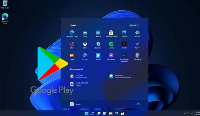 La Play Store necesita de los servicios de Google para operar normalmente. ¿Lograron instalar todo y hacerlo funcionar en Windows 11? Foto: Cultura Informática