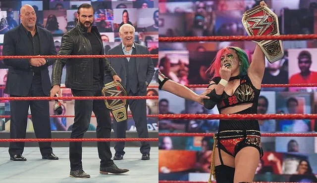 WWE desarrolló un nuevo episodio de Monday Night RAW. Foto: WWE/Composición