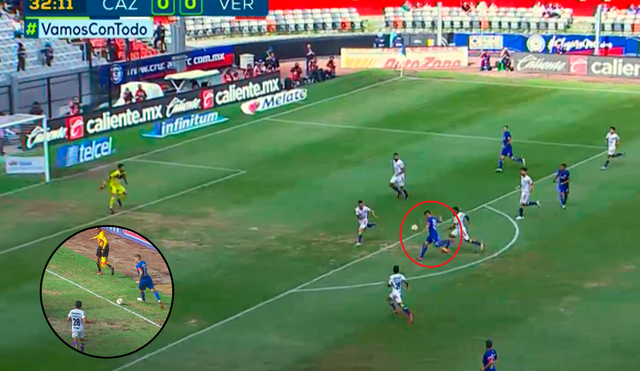 Cruz Azul vs Veracruz: el gol de Alvarado para el 1-0 que no debió valer [VIDEO]