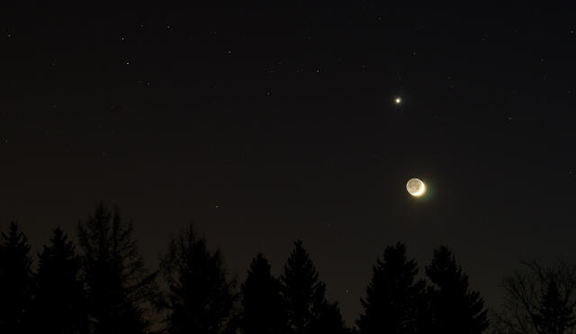 La Luna y Venus aparecen juntos en el cielo y ofrecen espectáculo [FOTOS Y VIDEO]