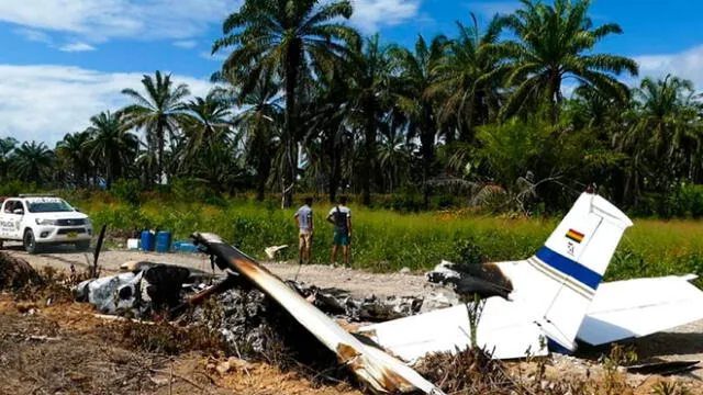 Avioneta de matrícula boliviana cae en Tocache, San Martín [VIDEO]