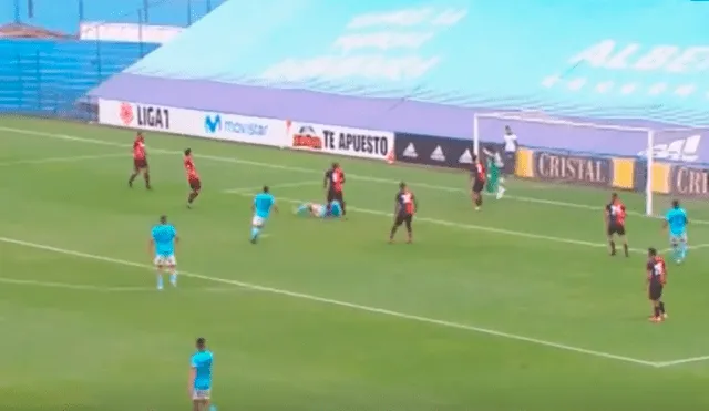 La 'chalaca' de Christopher Gonzáles que logró el 2-2 de Sporting Cristal ante Melgar [VIDEO]