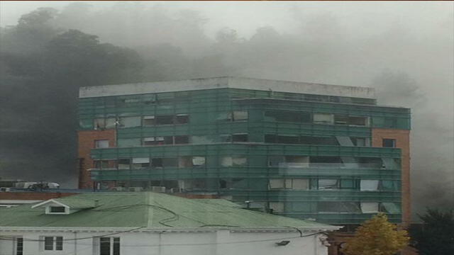 Chile: Tres muertos por explosión por fuga de gas en sanatorio [VIDEO]