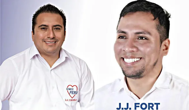 Enfrentados. Solo 60 votos separan hasta el momento a los candidatos Mariano Yupanqui, de Somos Perú, y Juan José Fort, de Alianza Para el Progreso.