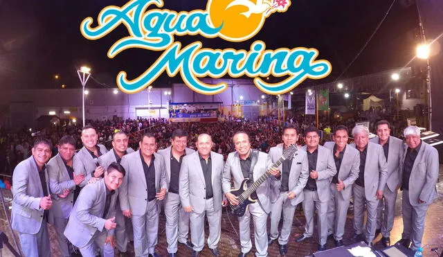 José Quiroga empezaron en la música con otra orquesta de cumbia. Foto: Agua Marina/Facebook