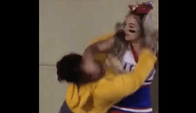YouTube: joven intentó hacer bullying a porrista, pero recibe brutal golpiza [VIDEO]