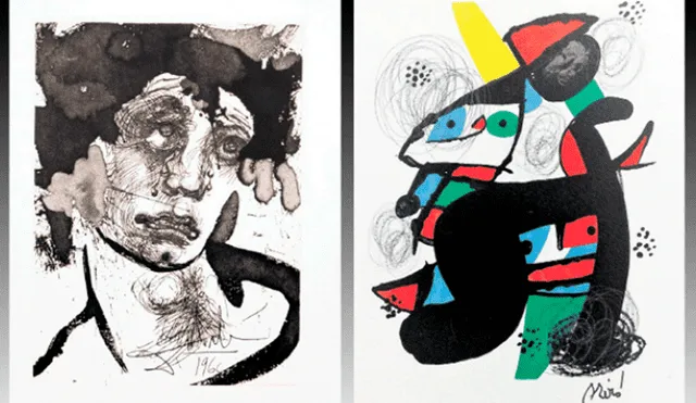 Dalí frente a Miró