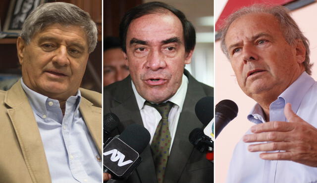 Raúl Diez Canseco, Yonhy Lescano, Alfredo Barnechea. Acción Popular