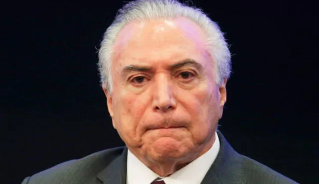 Michel Temer, presidente de Brasil, fue grabado acordando pago de un soborno
