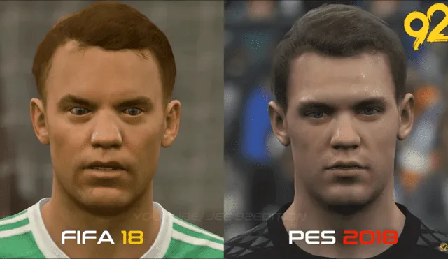 Fifa o Pes: ¿Quién tiene los futbolistas más parecidos a la vida real?