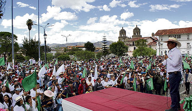 El MAS presentó a sus candidatos para alcaldías y región Cajamarca