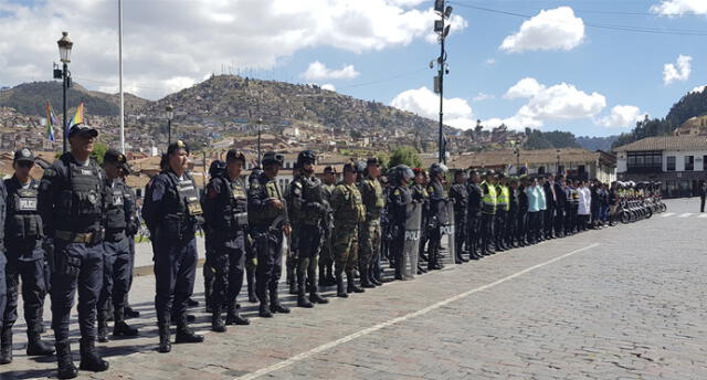 Policía y autoridades garantizan seguridad durante fiestas del Cusco