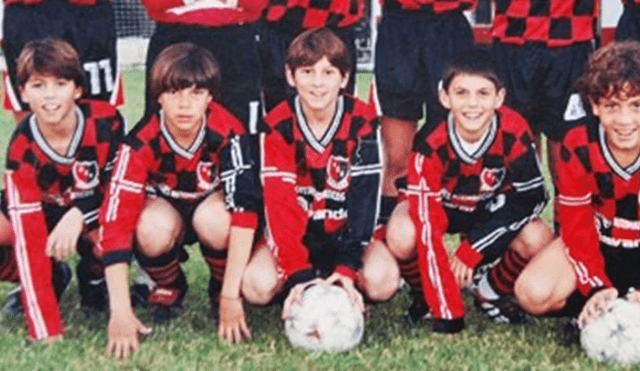 Messi empezó a jugar en Newell's en 1994, con apenas siete años.