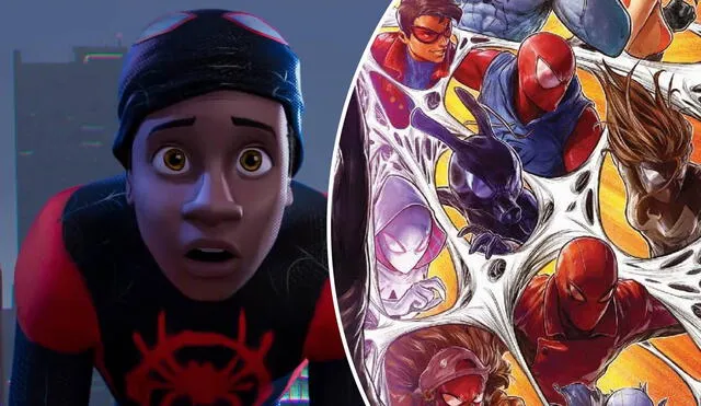 Spider-Man Marvel Across The Spider-Verse Web Equipo de acción