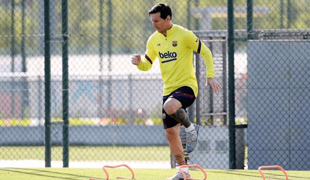 Lionel Messi estaría presente en los entrenamientos de Barcelona. | Foto: EFE