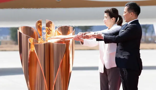 La llama olímpica permanecerá en Japón hasta el próximo año, confirmaron los organizadores de los Juegos Olímpicos. Foto: Tokio 2020.