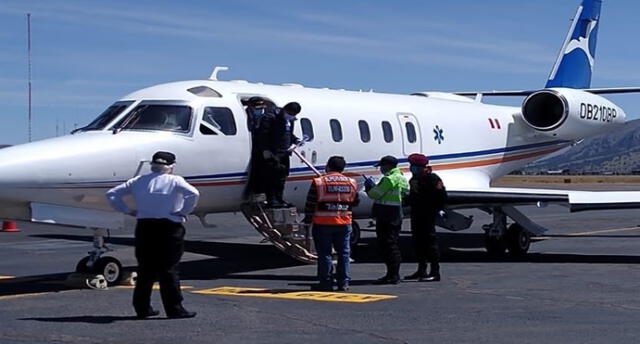 Avión privado transportaba a tres personas provenientes de la ciudad de Lima.