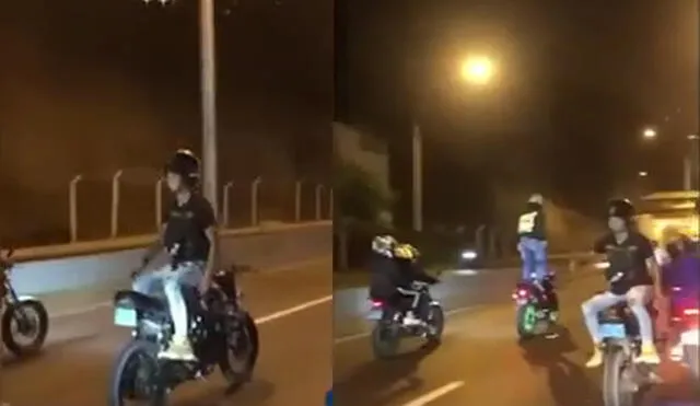 Motociclista se despistó en plena Costa Verde. VIDEO: Panamericana