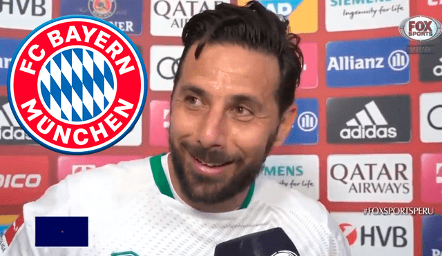 Claudio Pizarro envió emotivo mensaje al Bayern Múnich tras enfrentarlos [VIDEO] 