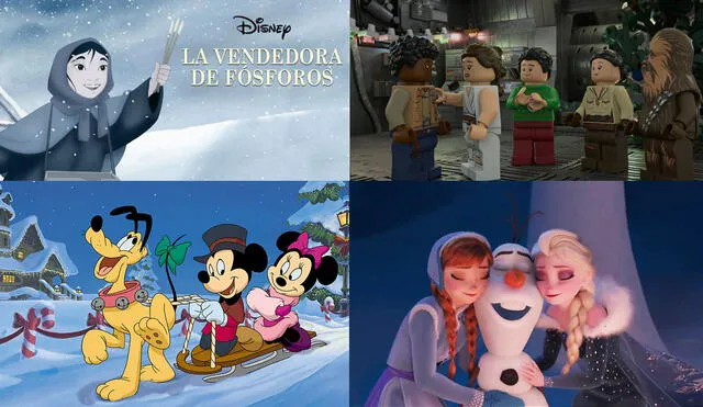 Disney Plus cuenta con un buen catálogo de producciones navideñas. Foto: composicisón/Disney