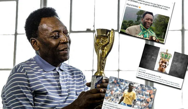 Pelé salió campeón del mundo en tres ocasiones. Foto: composición LR/Twitter