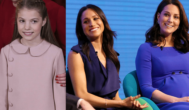 Meghan Markle y Kate Middleton se inspiran en los outfits de la infanta Sofía [FOTOS]