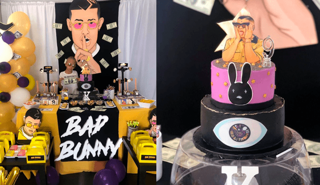 Facebook: niño fan de 'Bad Bunny' causa polémica con su fiesta temática del 'trapero' [FOTOS]