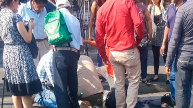 Balacera en plaza central de una ciudad mexicana deja dos personas muertas