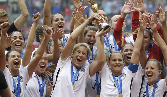 Estados Unidos es el actual bicampeón mundial de fútbol femenino. Foto: AP.