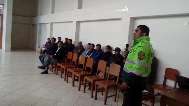 Cajamarca: realizan charlas de capacitación y sensibilización a  choferes de transporte público 
