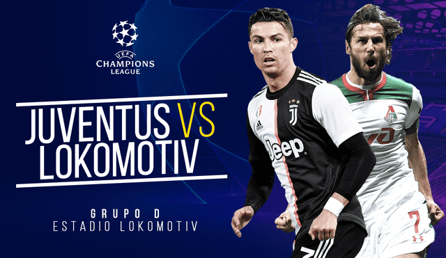Juventus vs. Lokomotiv de Moscú EN VIVO por la Champions League