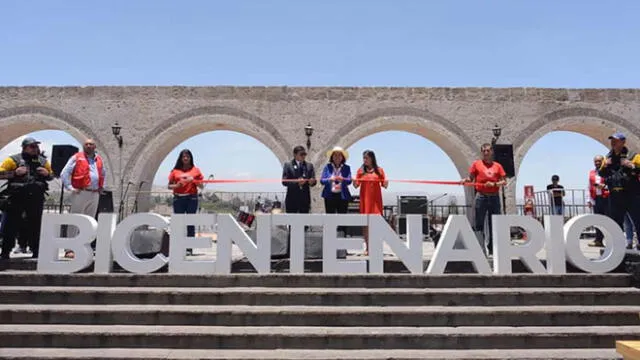 Bicentenario en Arequipa.