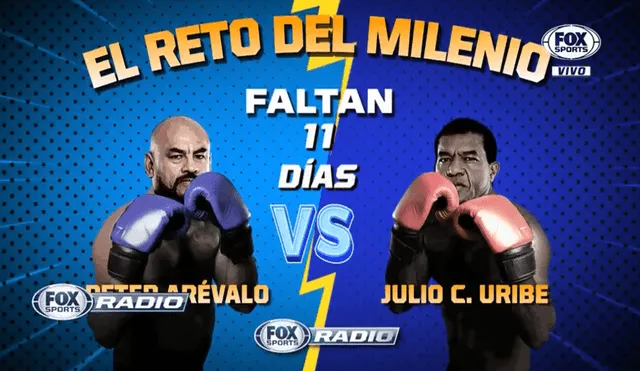 Julio César Uribe vs Peter Arévalo: fecha del combate de box entre ambos comentaristas deportivos [VIDEO]