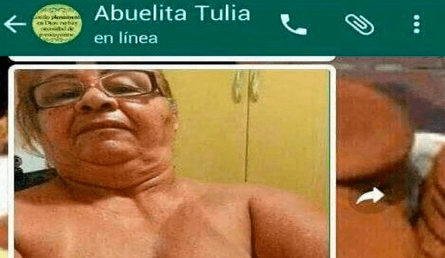 WhatsApp: Abuela envía, por error, fotos íntimas a su nieto [FOTOS] 