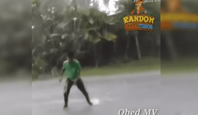 Facebook: joven bailaba bajo tormenta eléctrica y ocurre lo peor [VIDEO]