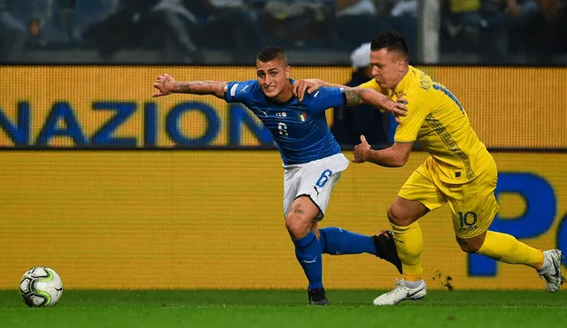 Italia no pasó del empate 1-1 contra Ucrania por fecha FIFA [GOLES]