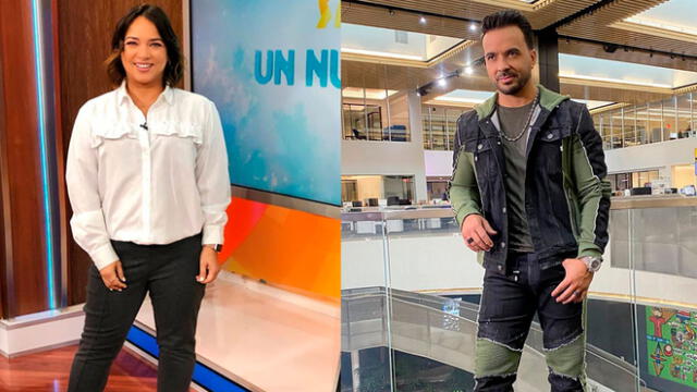 Adamari López y Luis Fonsi pasan incómodo momento en programa "Un Nuevo Día". Foto: Instagram