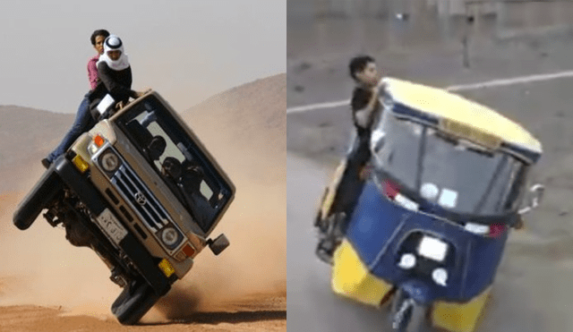 Facebook: peruano intenta truco árabe con su mototaxi y el resultado sorprende a todos [VIDEO]