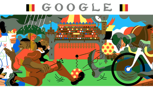 Google celebra duelo Inglaterra vs Bélgica de Rusia 2018 con doodles