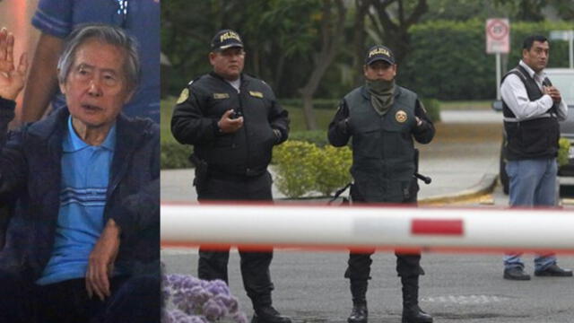 Alberto Fujimori: refuerzan la seguridad en zona donde vive tras salir de la clínica [VIDEO]
