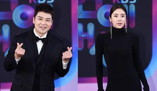 Jun Hyun Moo y Son Dam Bi fueron dos de los presentadores de los Premios de la KBS.