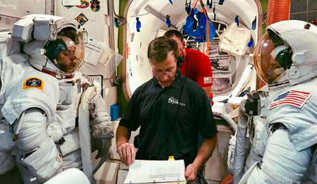 Astronautas de la NASA. Imagen referencial.